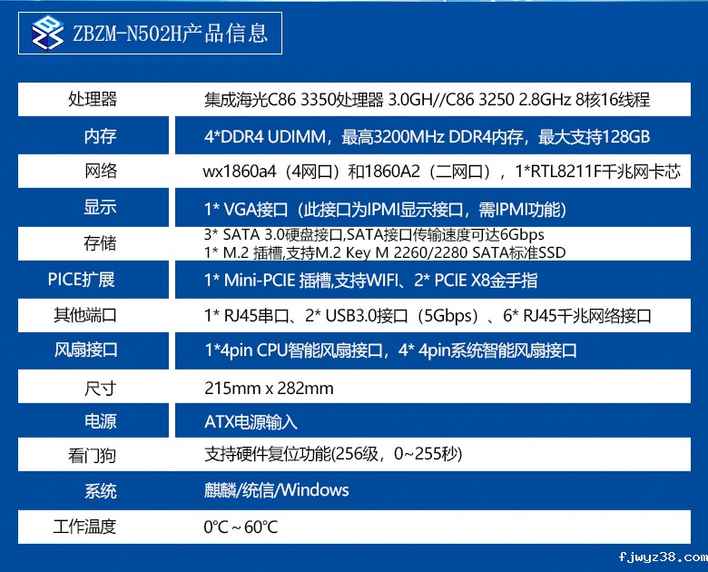 海光网安主板N502H(图2) 海光网安主板N502H(图2)